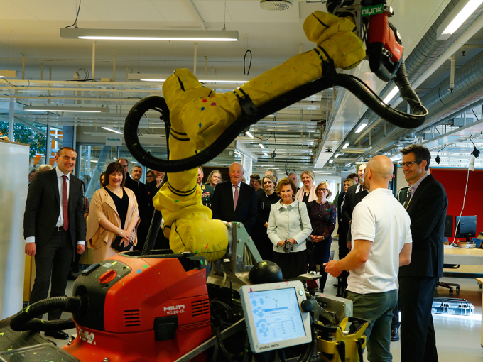 Omvising på StartupLab i Forskingsparken. Foto: Heiko Junge / NTB scanpix